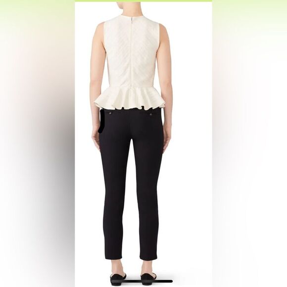 Rebecca Taylor Sleevless Peplum Top Size 2 - Picture 3 of 7